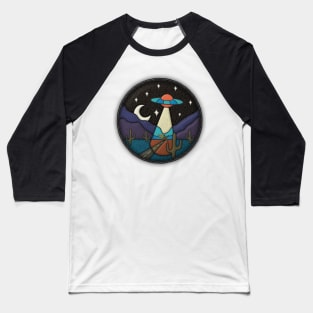 Space Hitch-hiking Midlife Merit Badge Baseball T-Shirt